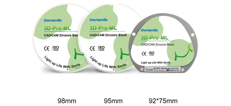 3D Pro Multilayer Zirconia Block - Ownsmile